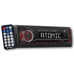 Estéreo 1 DIN con Panel Desmontable, Compatible con Formatos de Audio de Alta Resolución (FLAC, WAV & AAC)